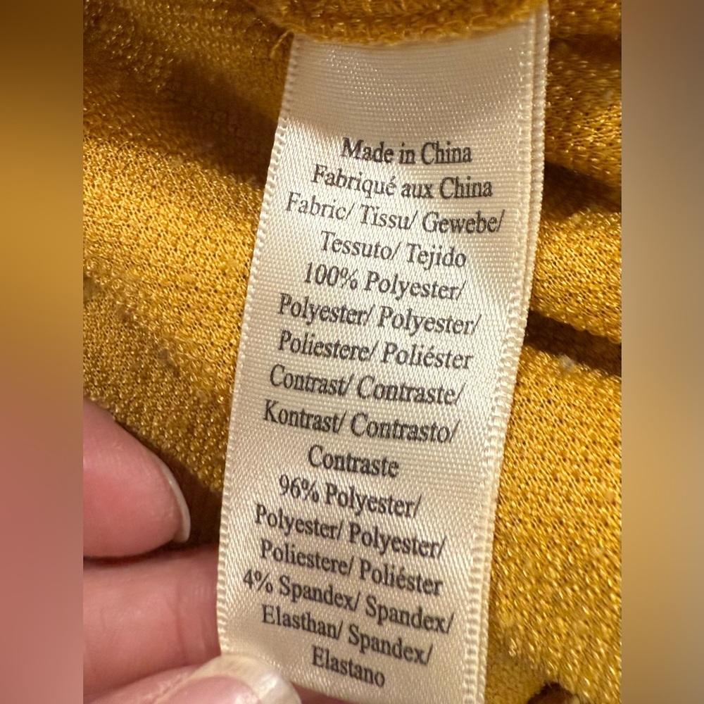 Cozy Soft Yellow/Gold Sweatshirt Top by Porridge Anthropologie Casual Versatile - Picture 7 of 9